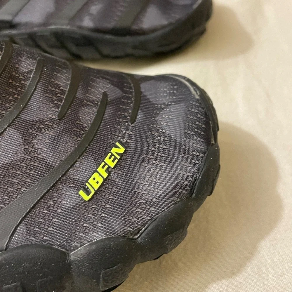NEW Kids Size 32 Barefoot Water Shoes Black Camo Quick Dry Aqua Shoes UBFEN